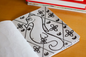 Interior Page of the Sketchbook Project 2017 Submission